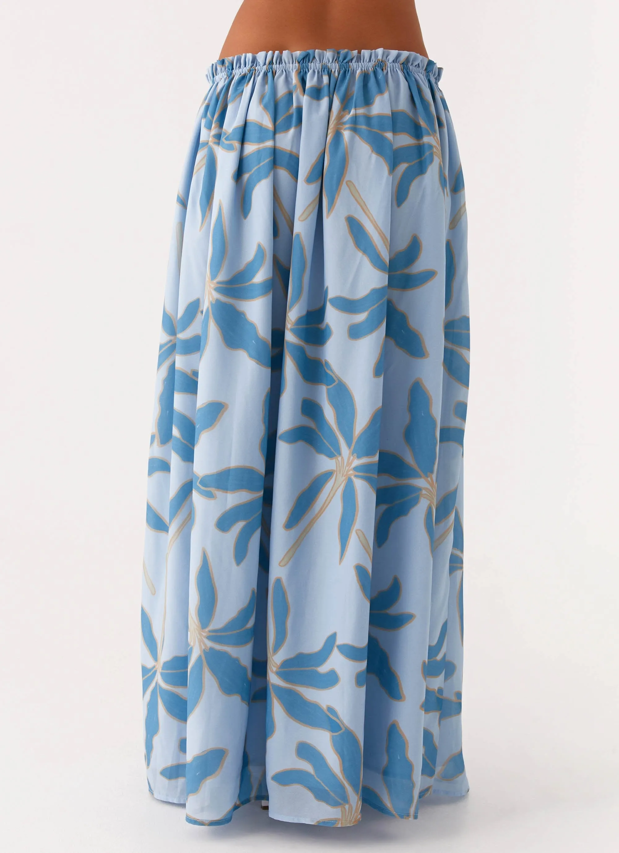 investment piece Zaya Maxi Skirt - Opulent Blue