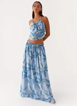 Zaya Maxi Skirt - Opulent Blue Style Staple