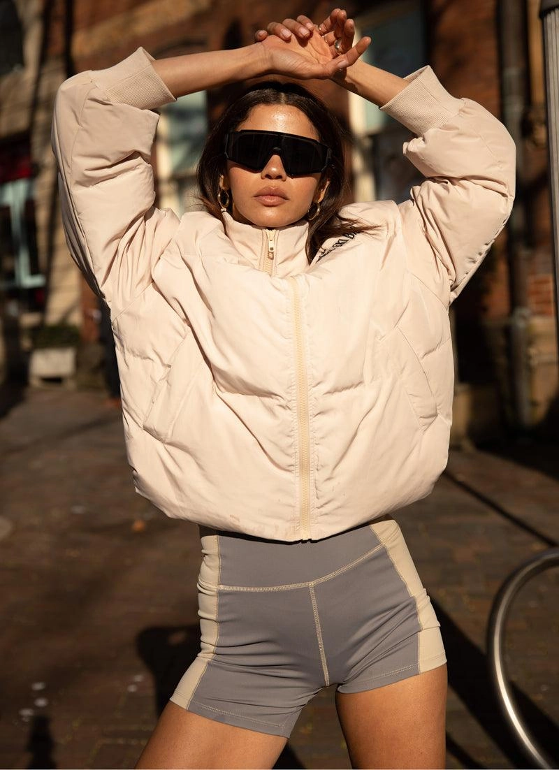 Ski Resort Cycle Shorts - Charcoal Contrast Loose Fit