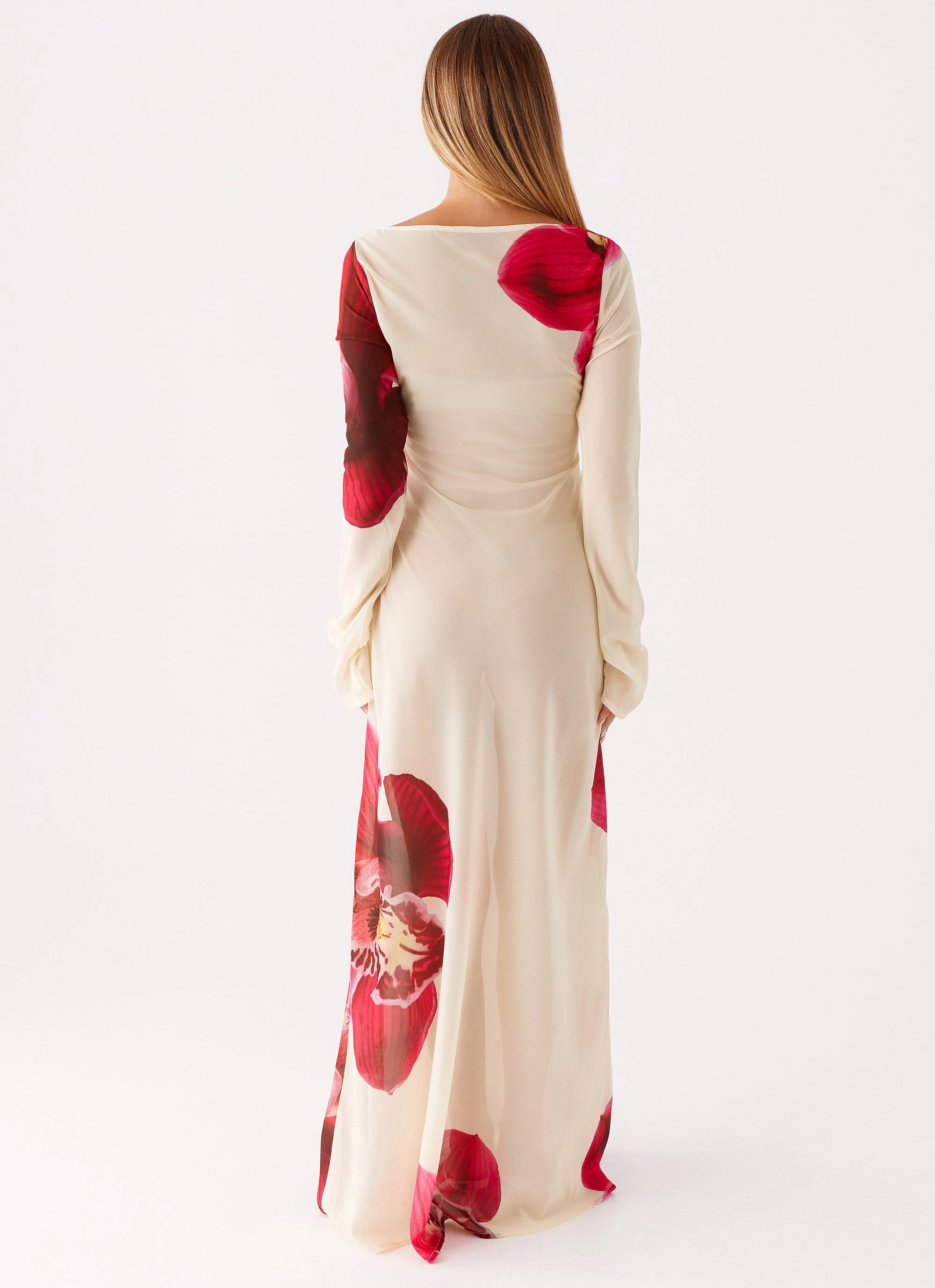 Lorde Maxi Dress - Orchid Yellow Stylish Comfort Festive Mood