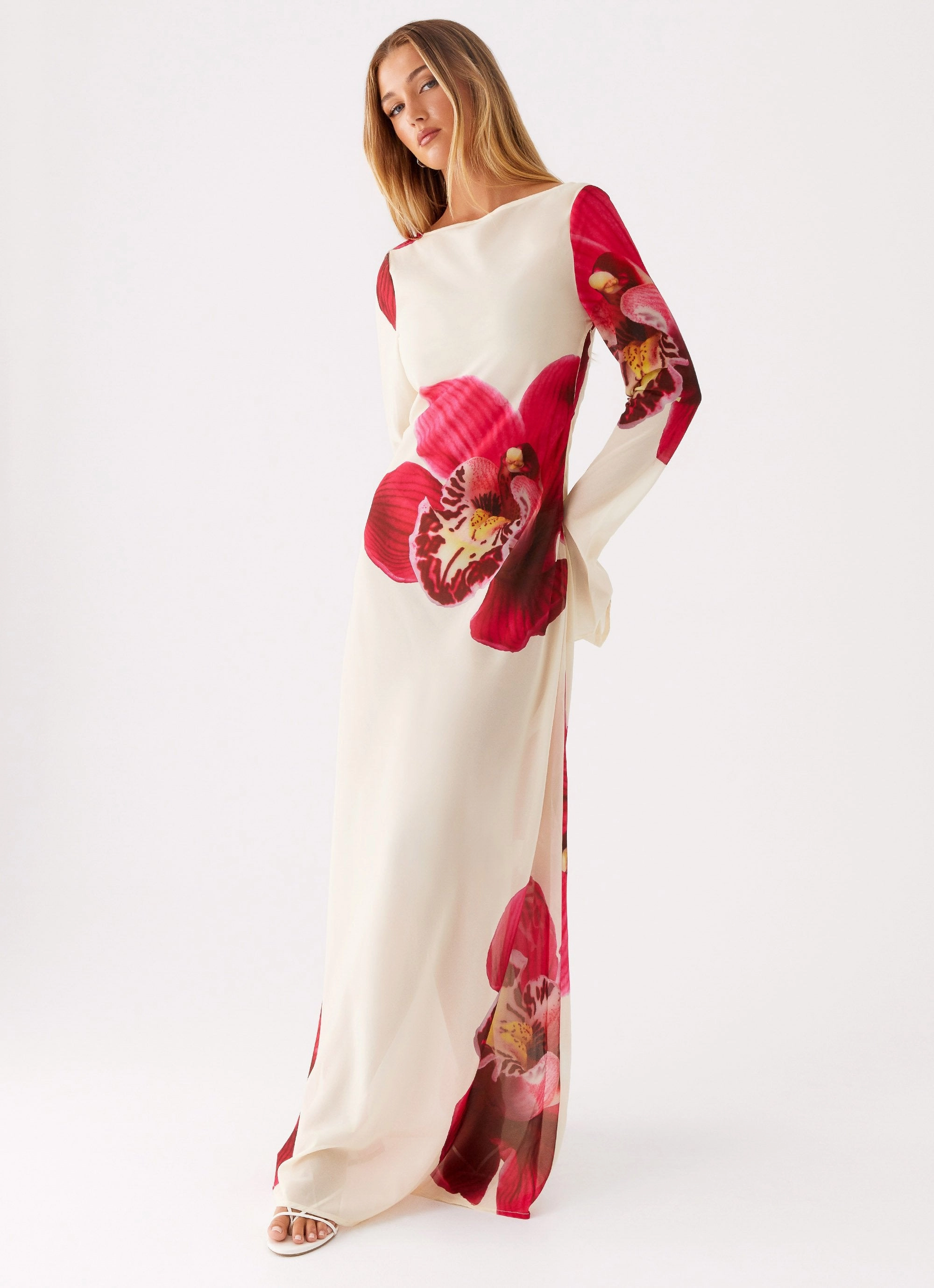 Coffee Break Bless Touch Lorde Maxi Dress - Orchid Yellow