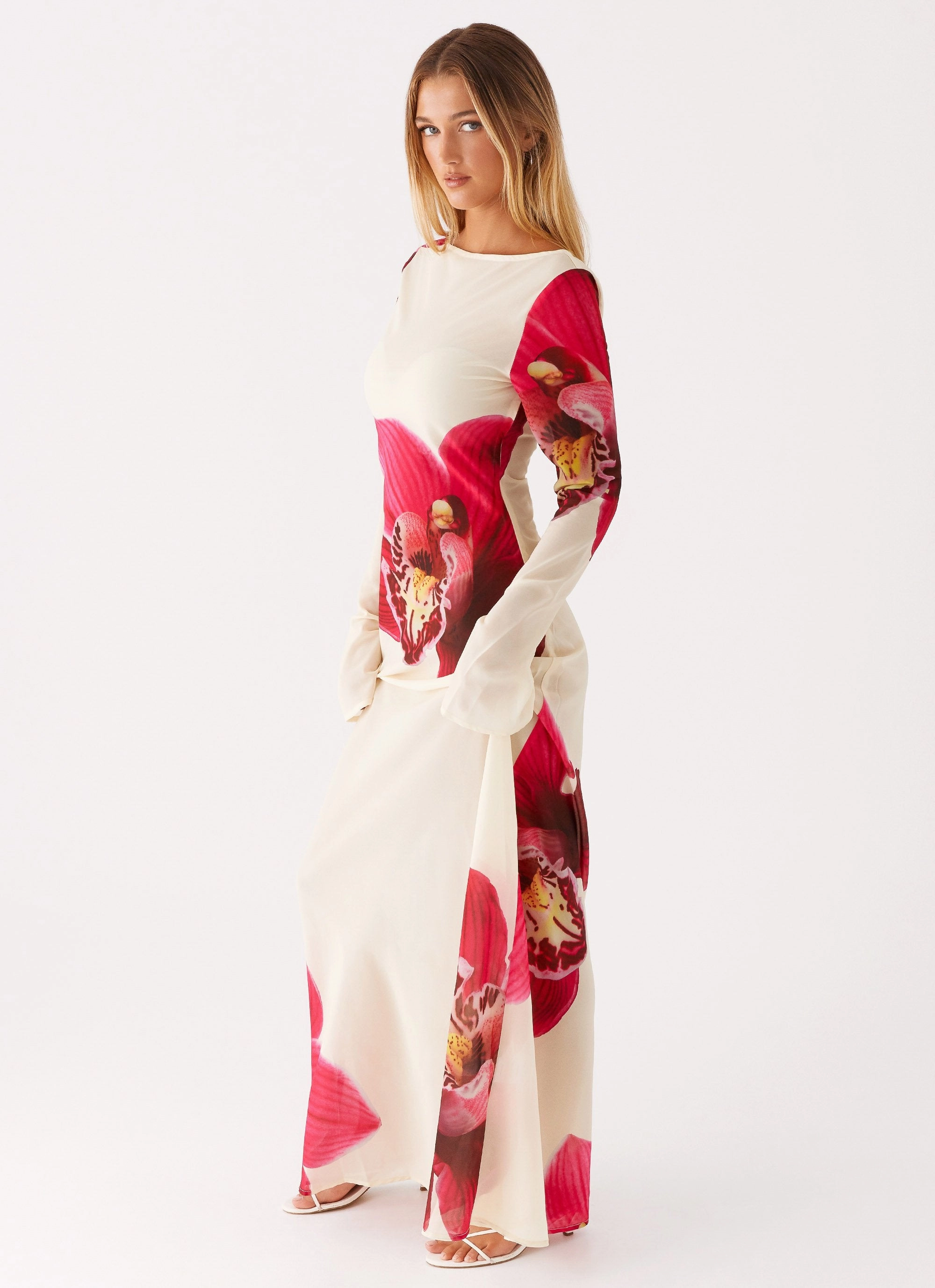 Soft Outfit Feminine Mood Lorde Maxi Dress - Orchid Yellow