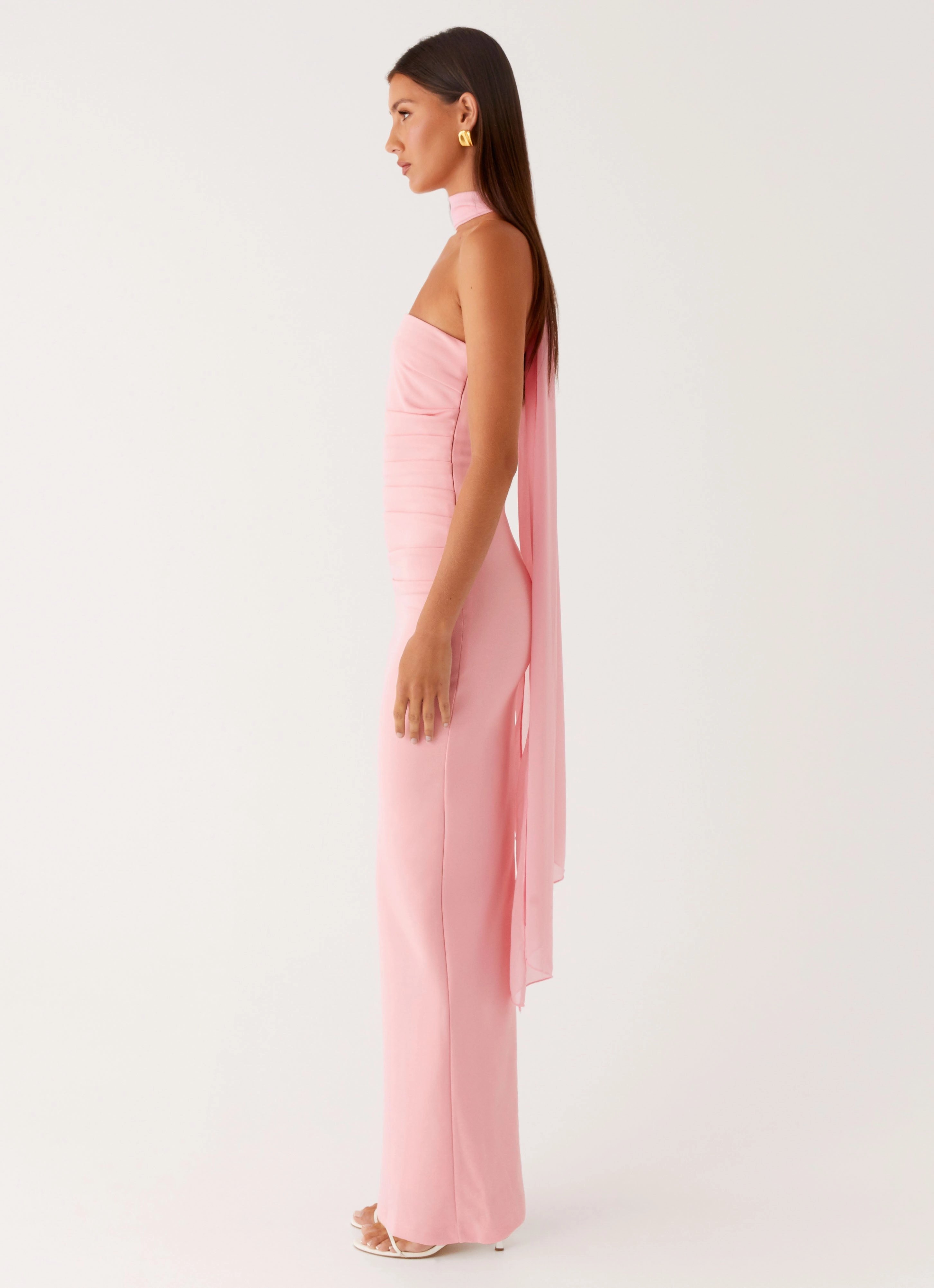 Elegant Simplicity Libra Maxi Dress - Pink