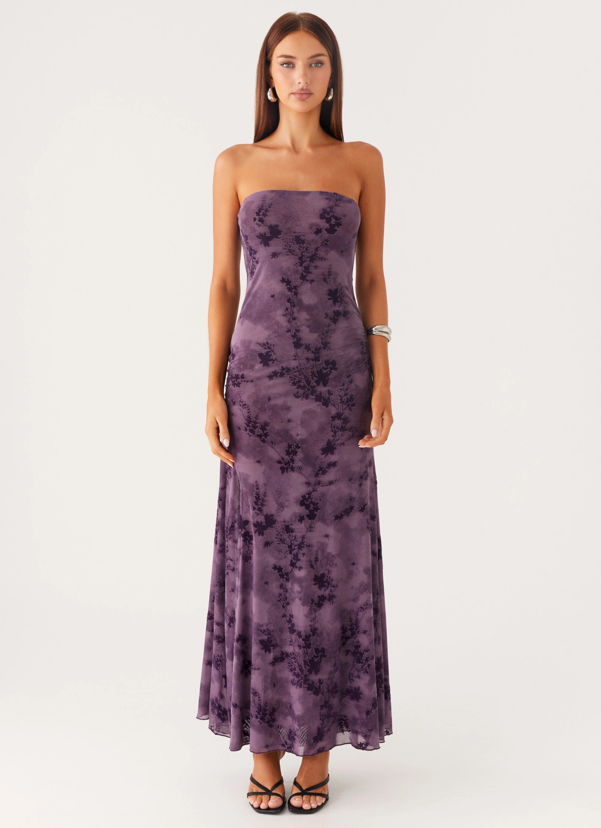 Airy Feel Alexandrite Midi Dress - Purple