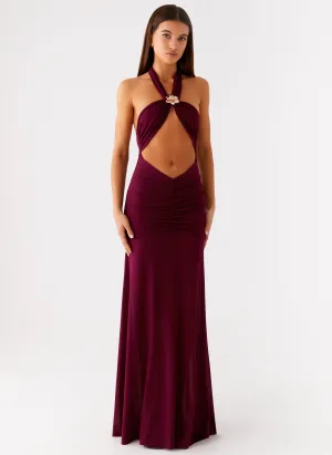 Tropical theme Deltina Maxi Dress - Boysenberry Deltina Maxi Dress - Boysenberry Fashionable Pick