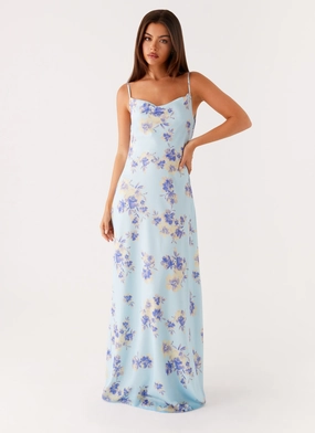 Tulip Shape Liana Cowl Maxi Dress - Print Liana Cowl Maxi Dress - Print Event Mood