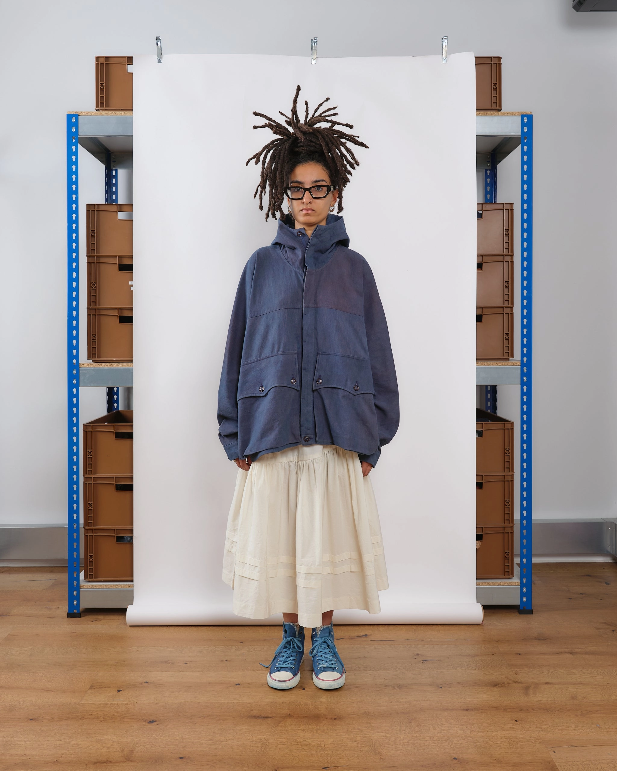 Tumble Skirt - R.T.S. CO-00 Yarn Dye Stripe Compression Gradient