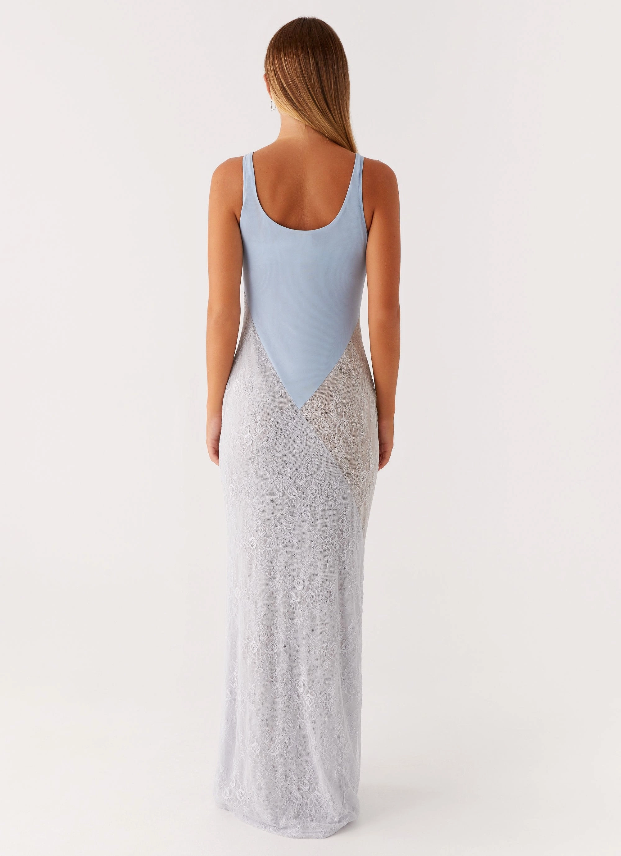 Twilight Dreams Maxi Dress - Blue Minimalist feel