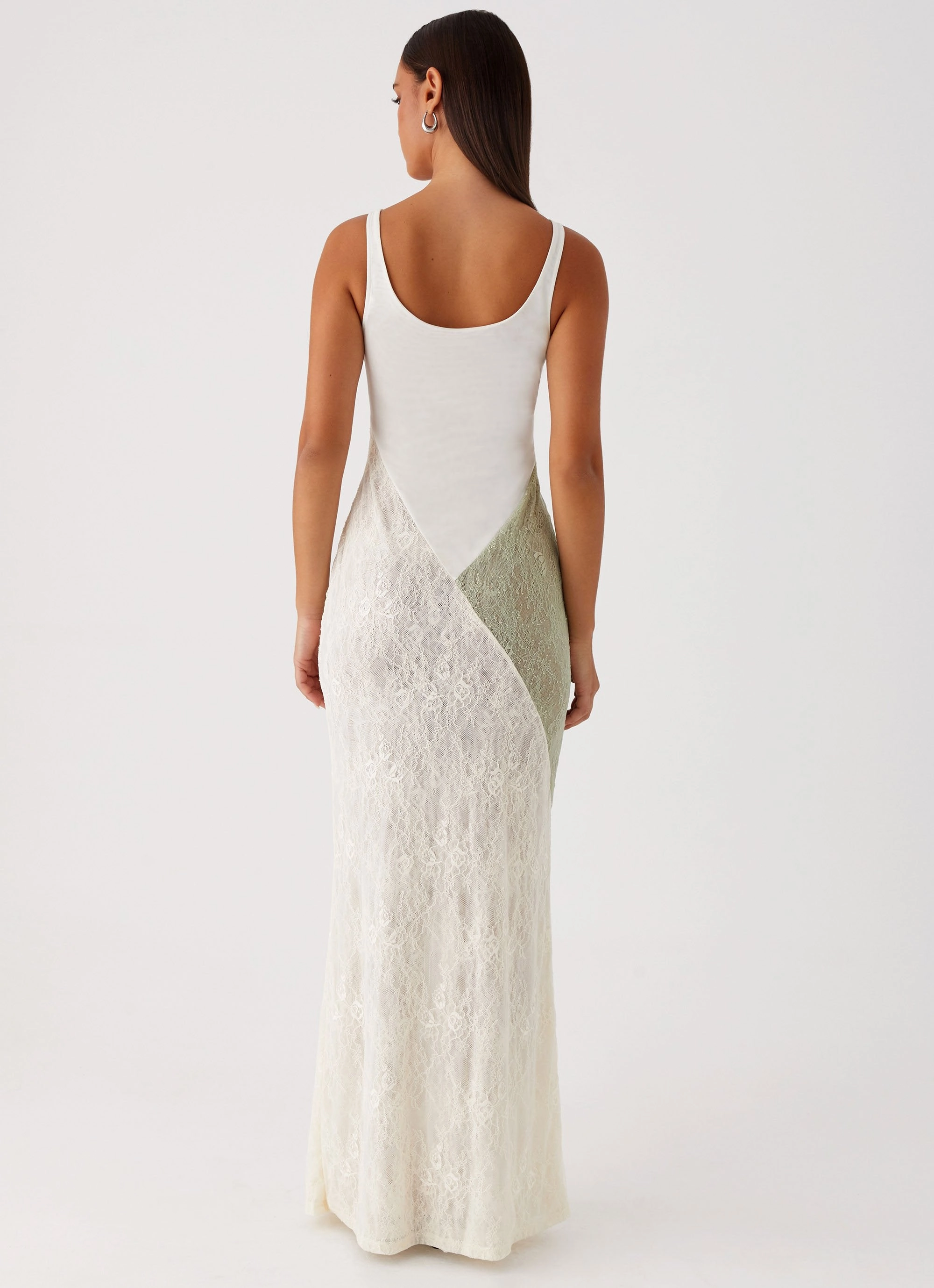 Twilight Dreams Maxi Dress - Ivory Sleek Feel Social Charm