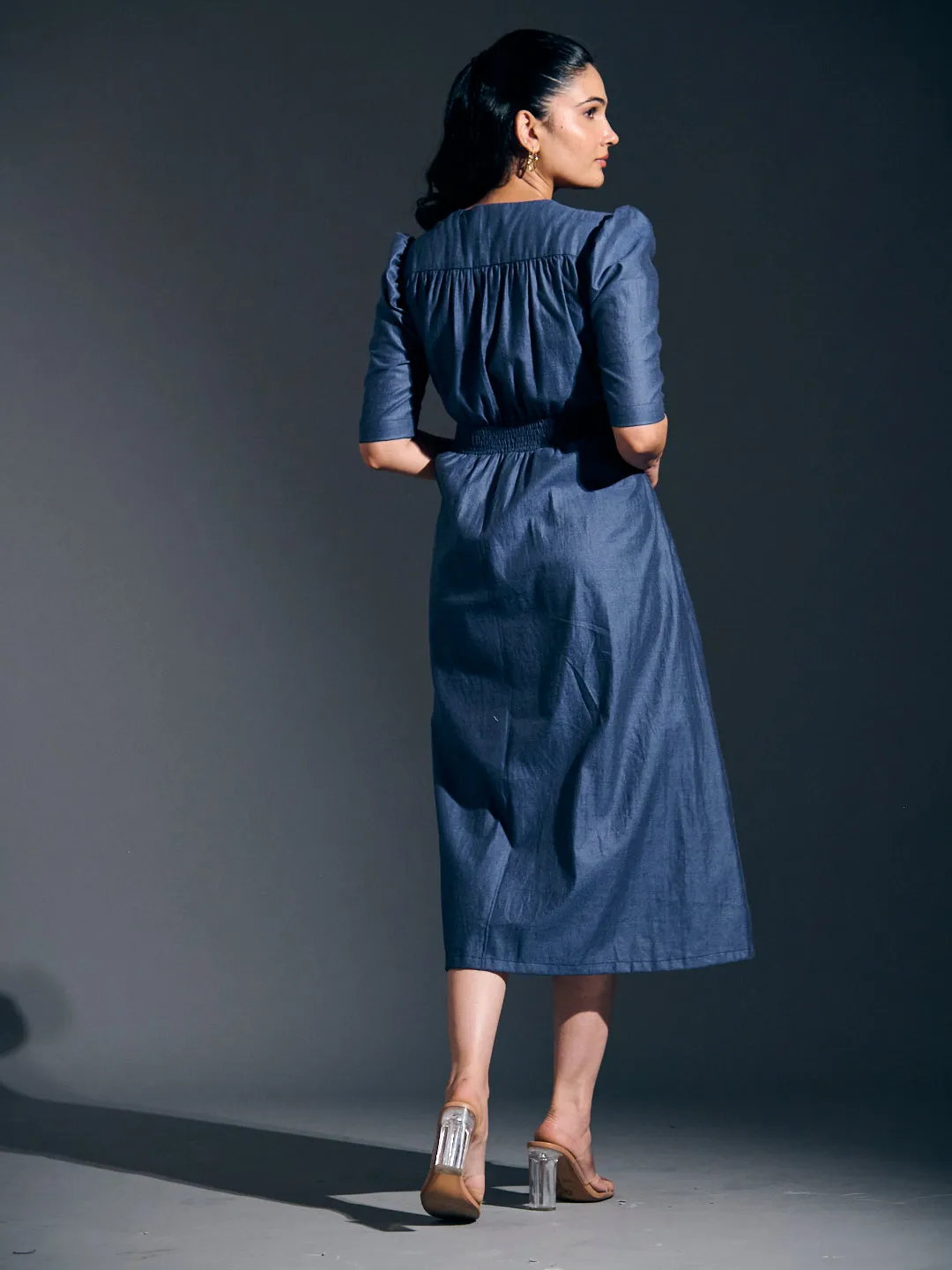 TWIST DETAIL MAXI DRESS