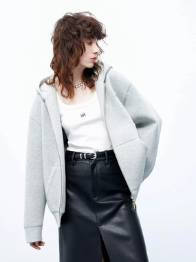 Two Way Zipper Hood Jacket Two Way Zipper Hood Jacket