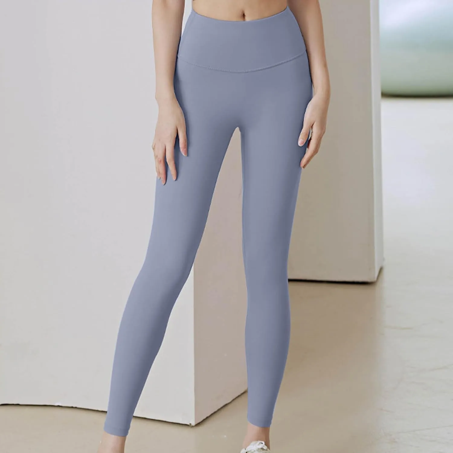 Uillui Womens Active Workout Leggings High Waist Ultra Soft Stretch Yoga Leggings Gym Compression Tummy Control Yoga Pants