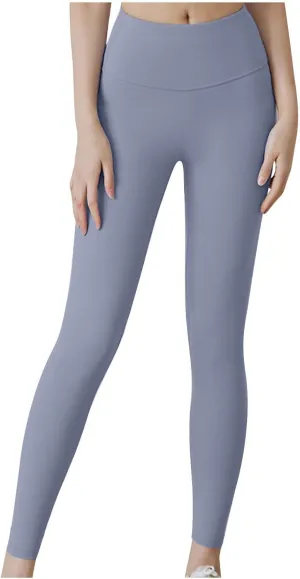 Uillui Womens Active Workout Leggings High Waist Ultra Soft Stretch Yoga Leggings Gym Compression Tummy Control Yoga Pants