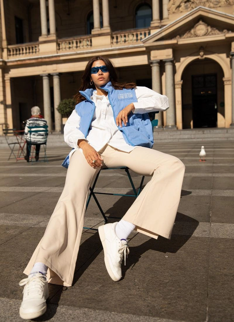 Ice Glider Pants - Beige Body Ready Casual Performance Wear