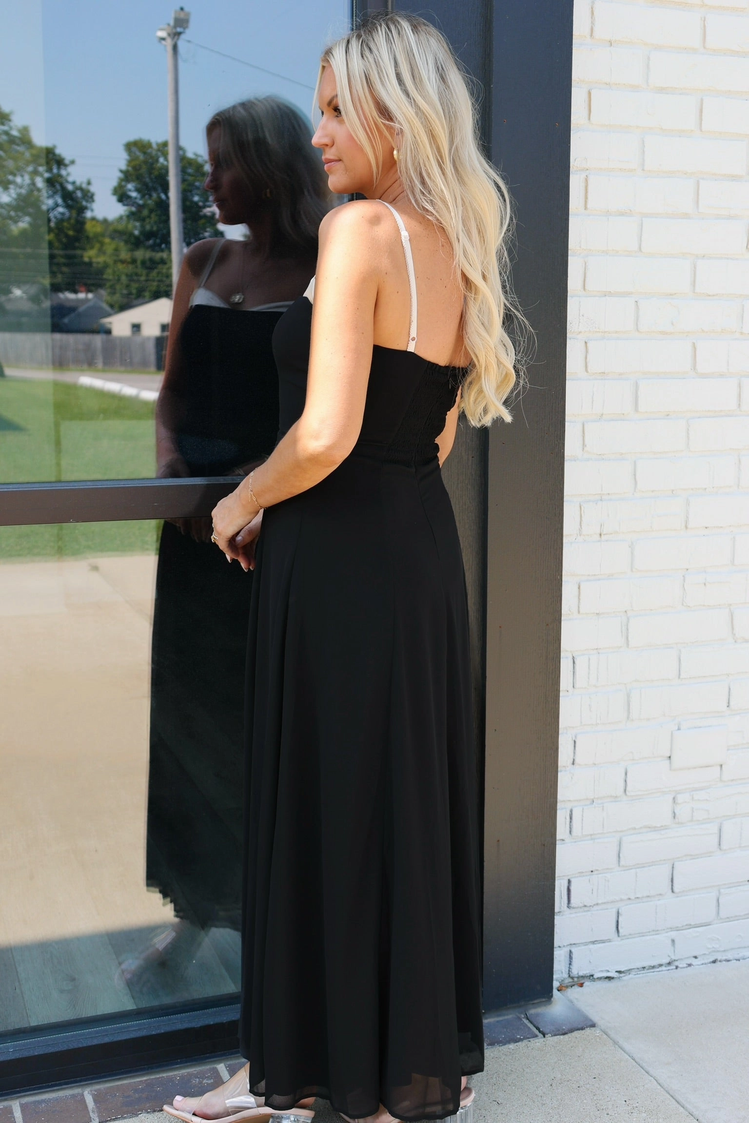 Breaking Midi Dress Anti Static Fabric