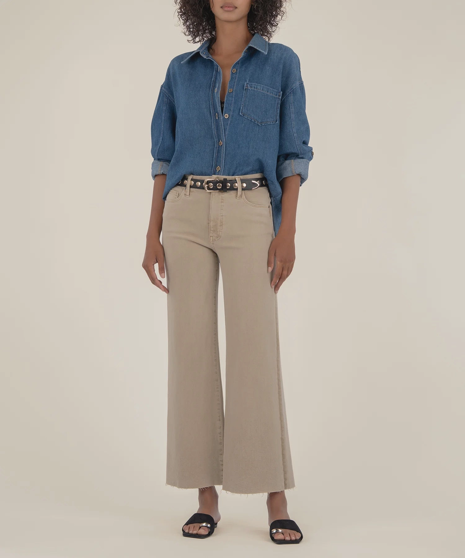 UVProtection Coating Meg High Rise Fab Ab- Biscuit