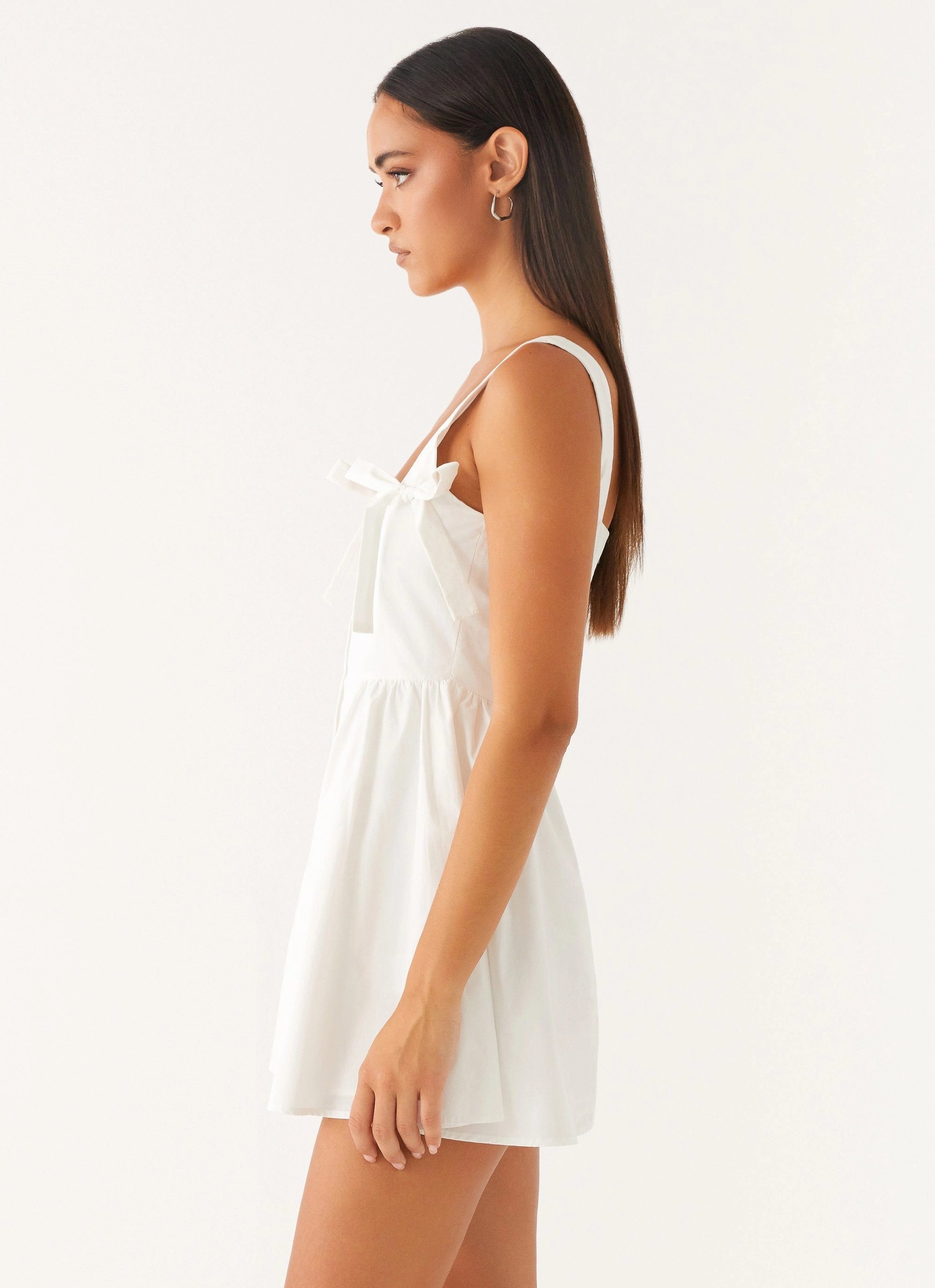 Unconditional Mini Dress - White Minimalist Style