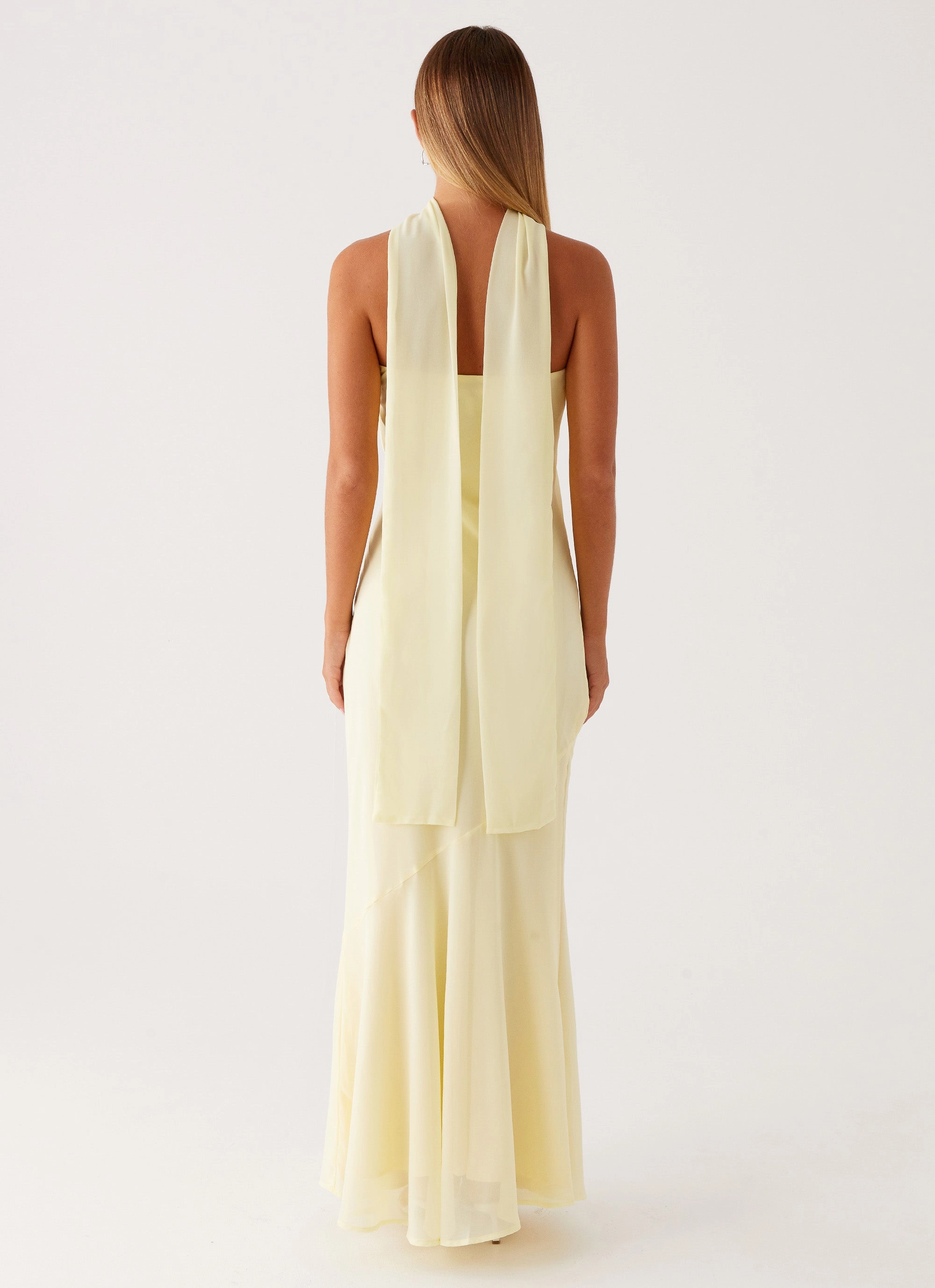All Layer Under The Pagoda Maxi Dress - Yellow