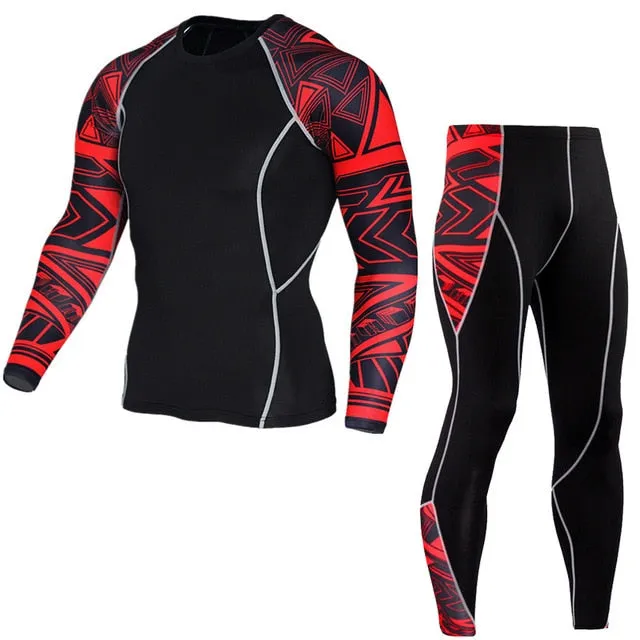 Underwear Set Men's Sportswear for Running Training