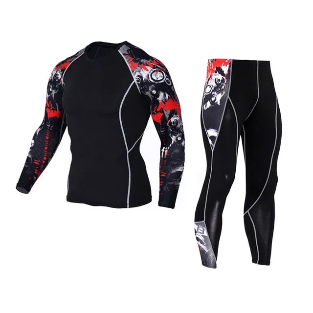 Underwear Set Men's Sportswear for Running Training