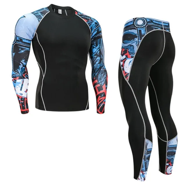 Underwear Set Men's Sportswear for Running Training