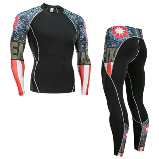 Underwear Set Men's Sportswear for Running Training
