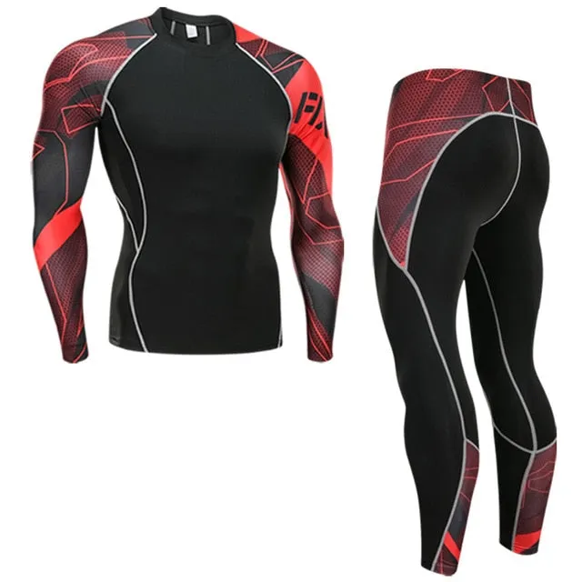 Underwear Set Men's Sportswear for Running Training