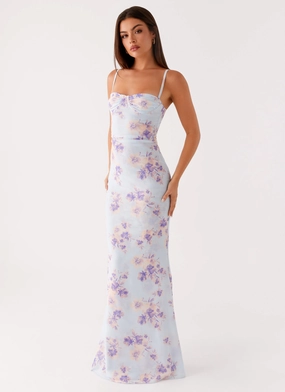 Unique Garment Impress Maxi Dress - Print soft look Impress Maxi Dress - Print