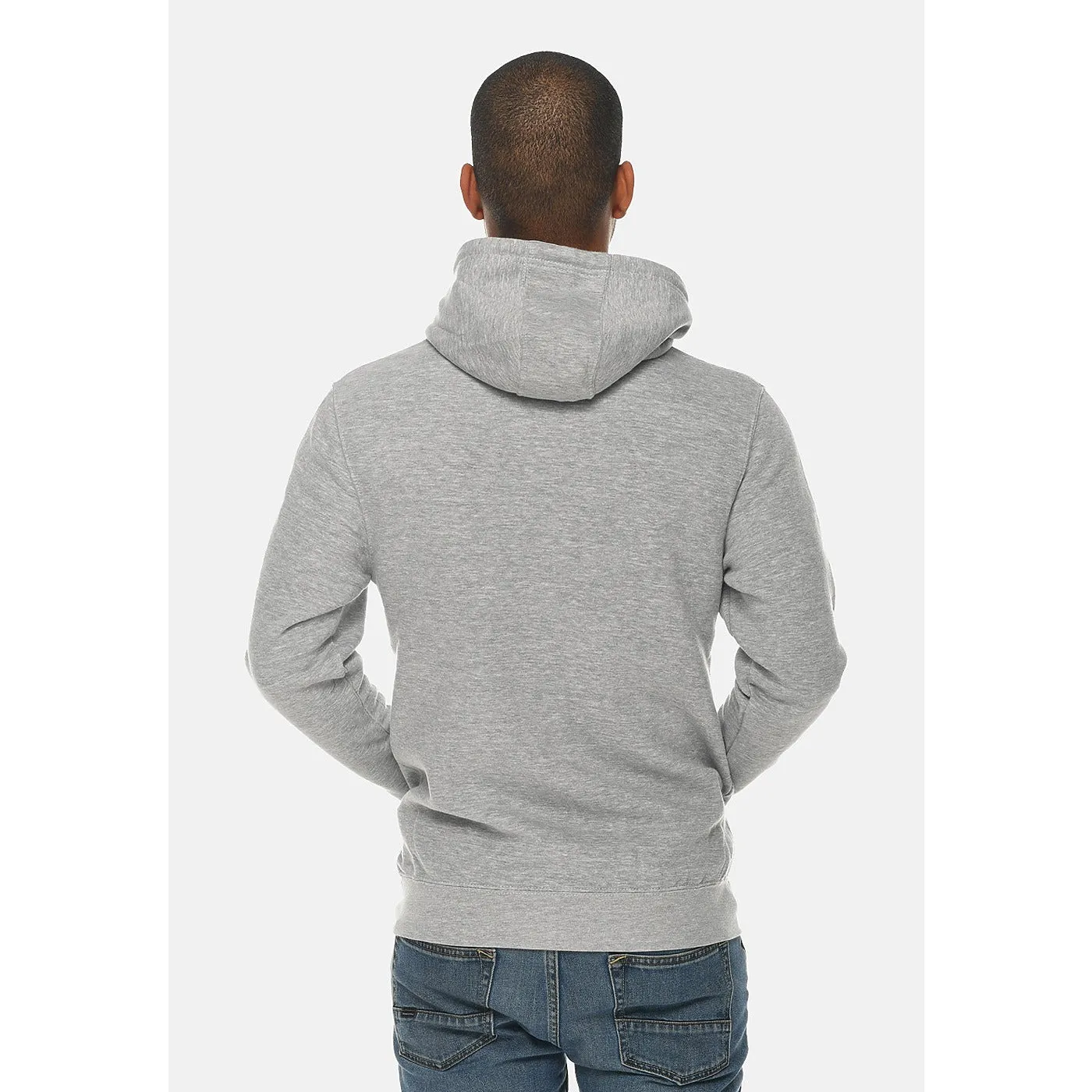 Unisex Grey Zip Up hoodie