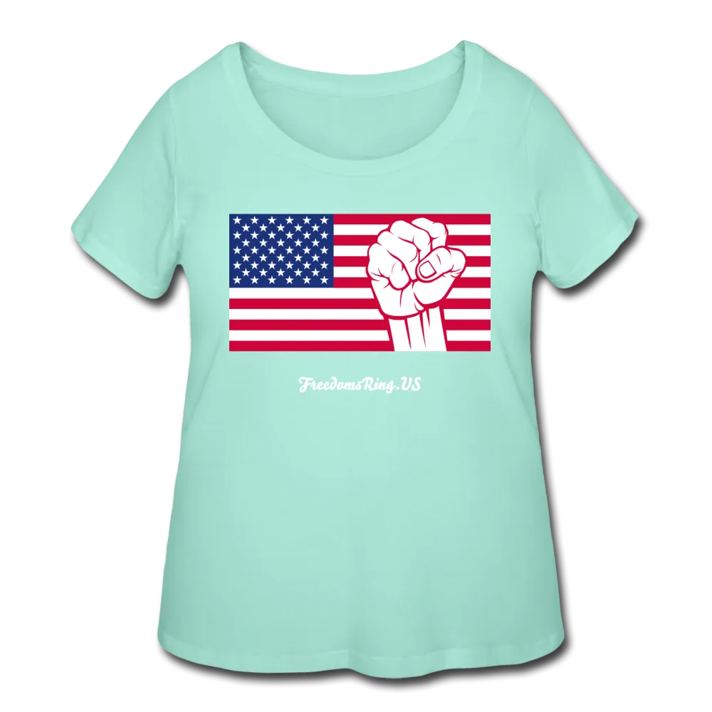 USA STRONG - Women’s Curvy T-Shirt
