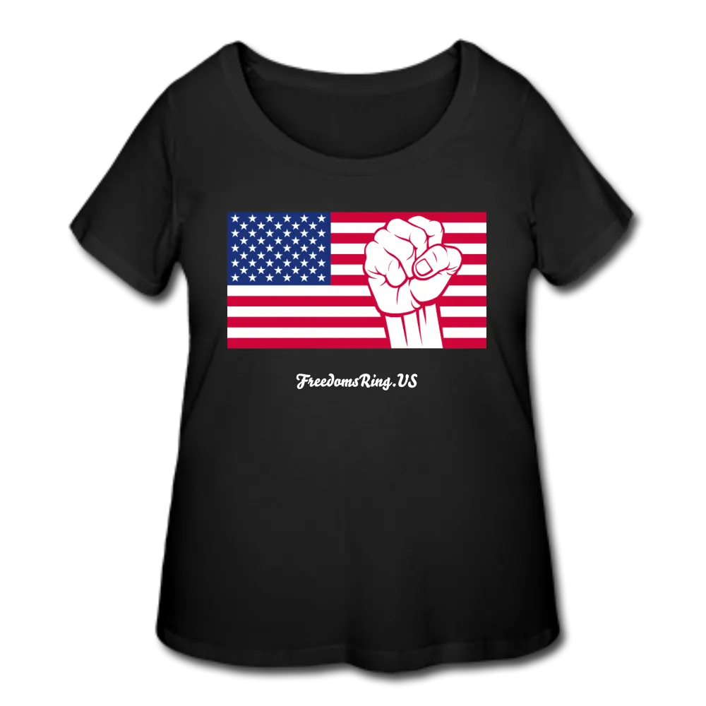 USA STRONG - Women’s Curvy T-Shirt