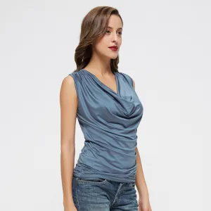 V-Neck Sleeveless Top