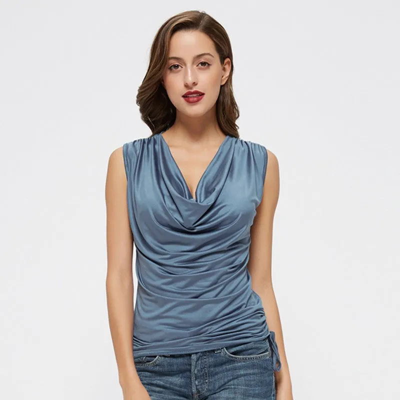 V-Neck Sleeveless Top