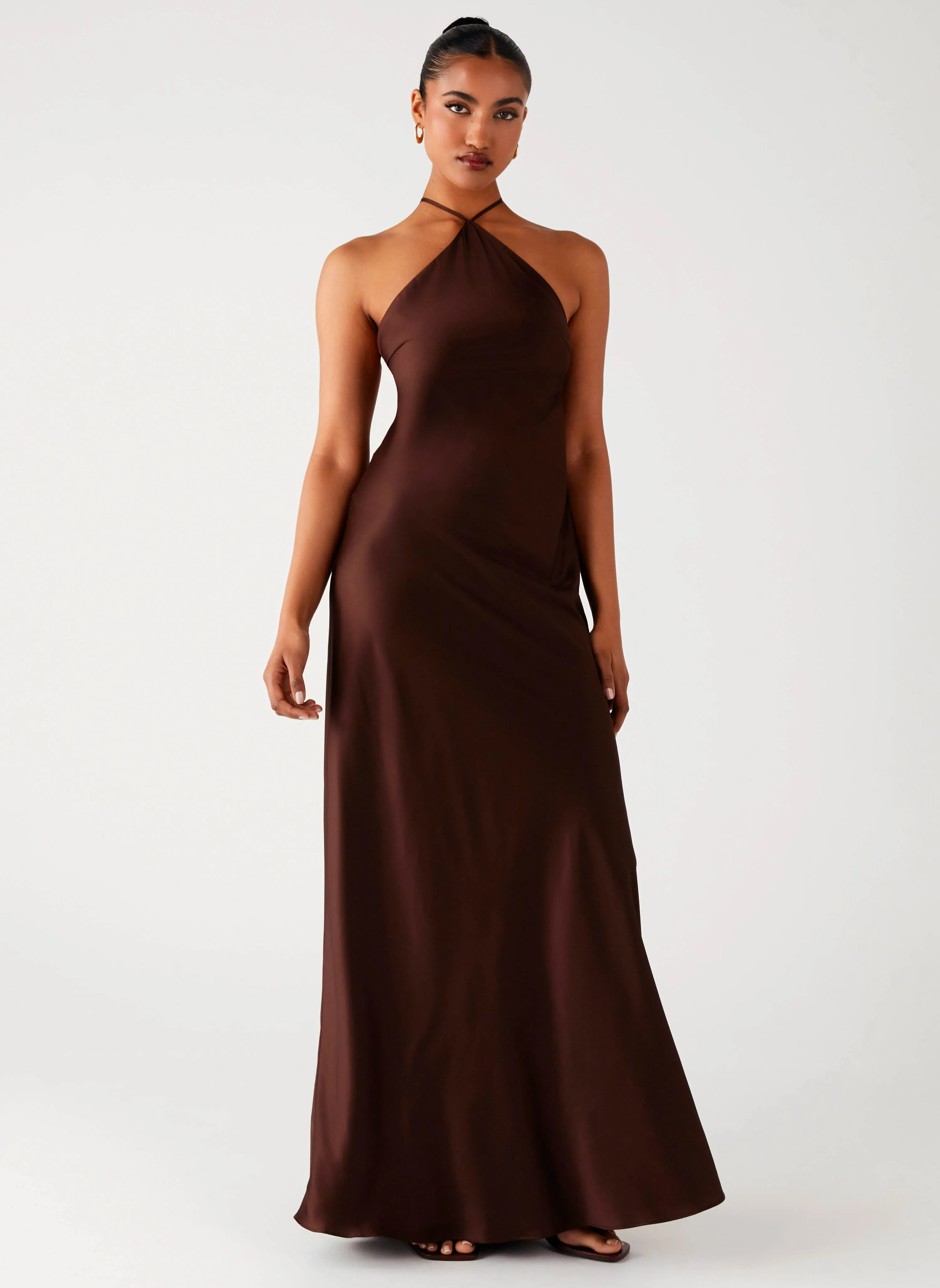 Streetwear Tulama Maxi Dress - Chocolate