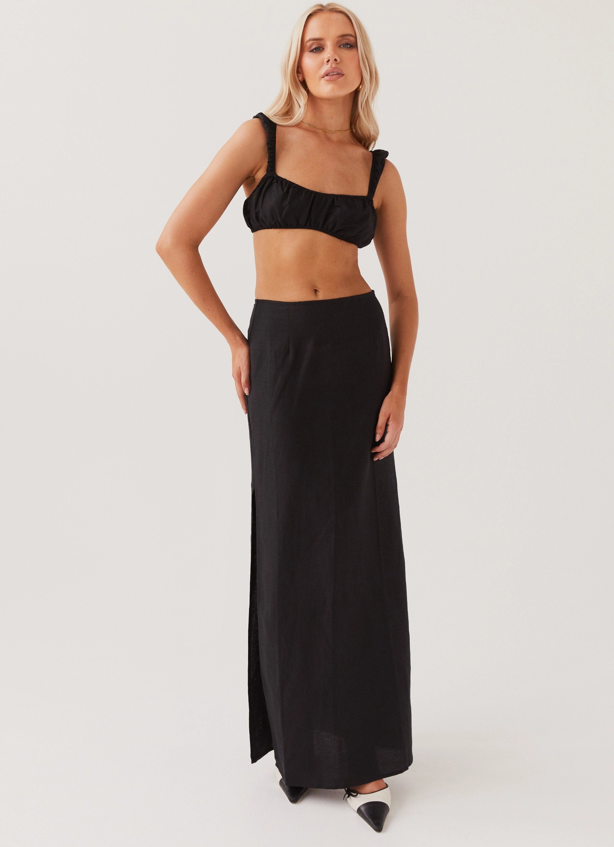 Valencia Villa Bralet Top - Black MultiPurposeUtility