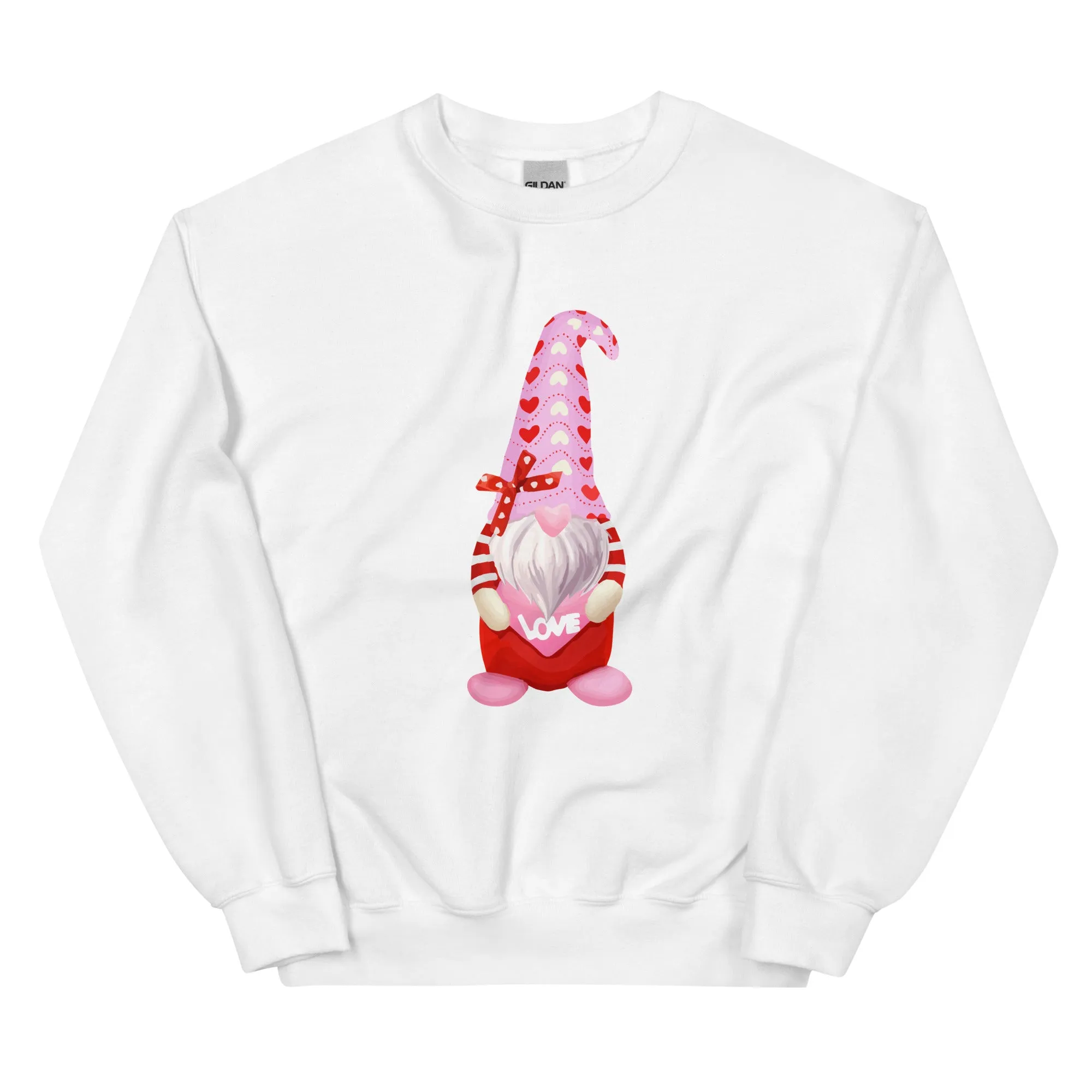 Valentine Gnome Crewneck Sweatshirt