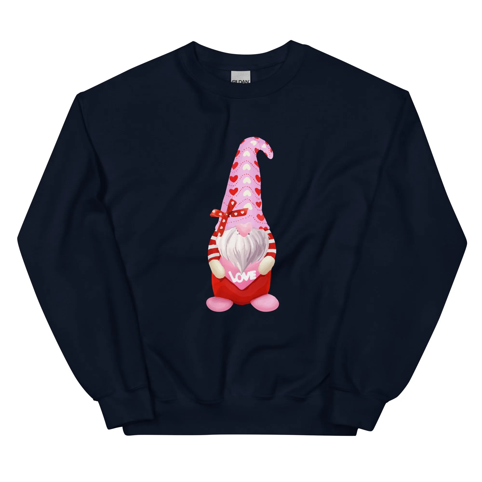 Valentine Gnome Crewneck Sweatshirt