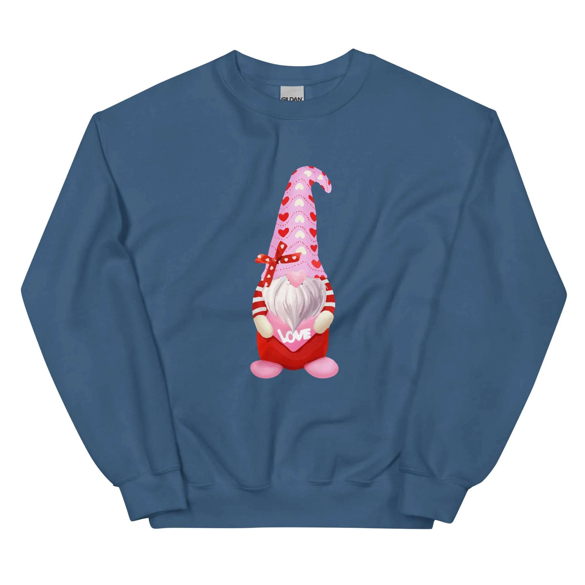 Valentine Gnome Crewneck Sweatshirt