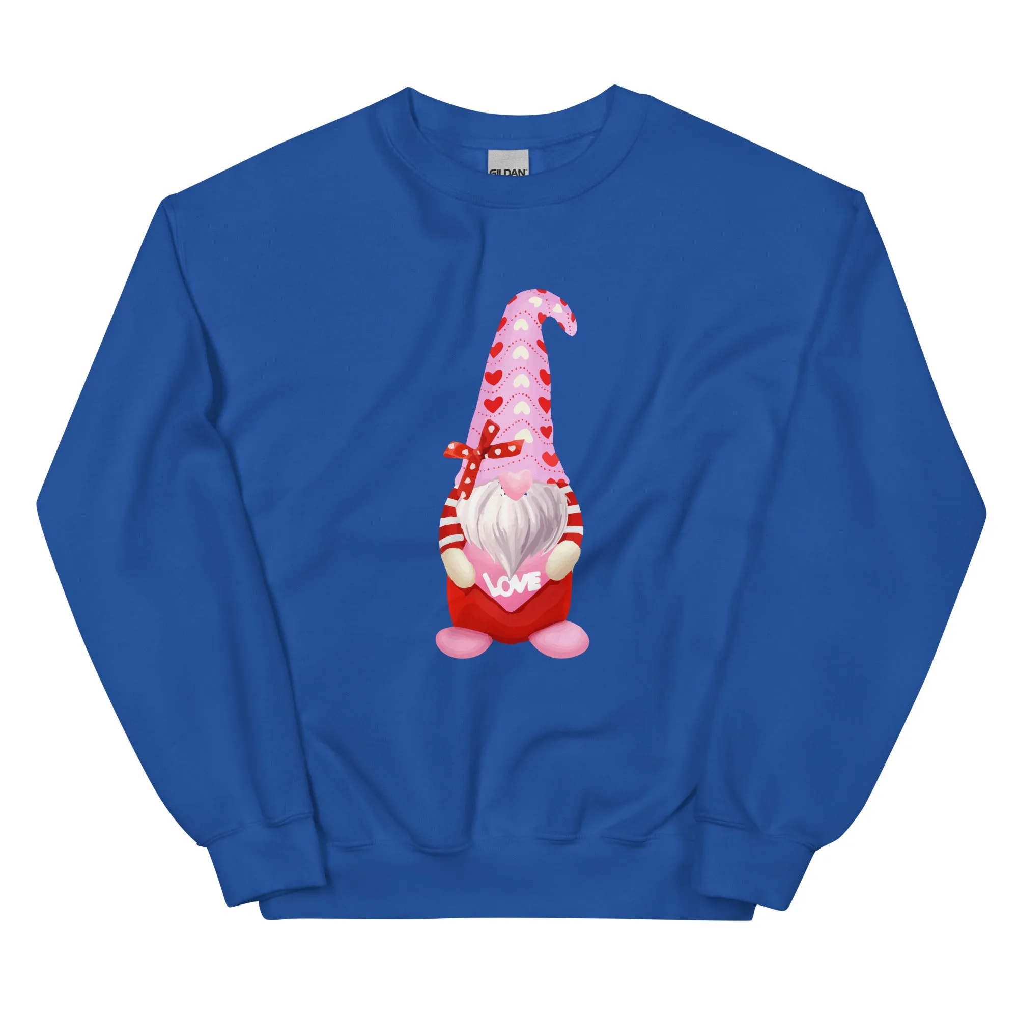 Valentine Gnome Crewneck Sweatshirt