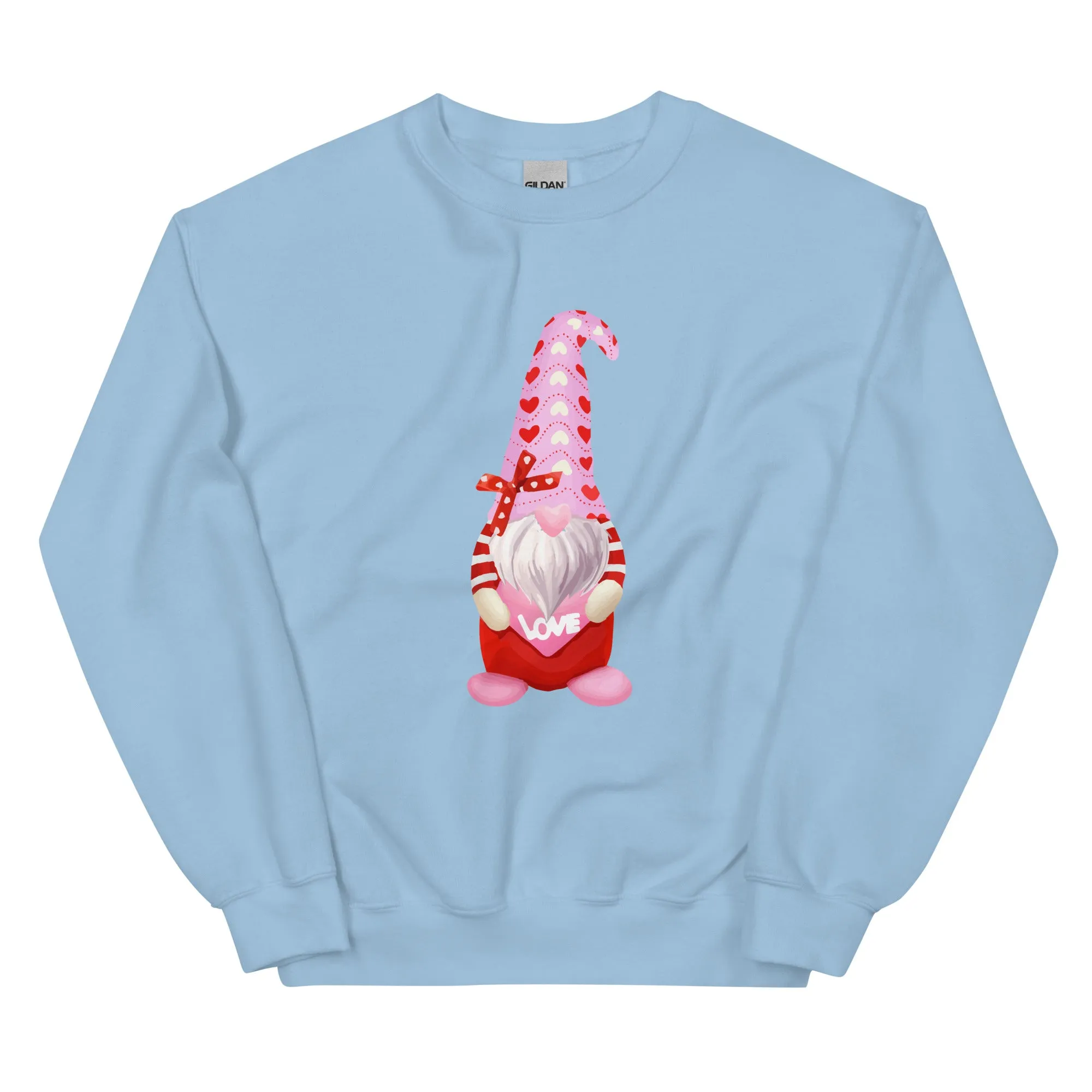 Valentine Gnome Crewneck Sweatshirt