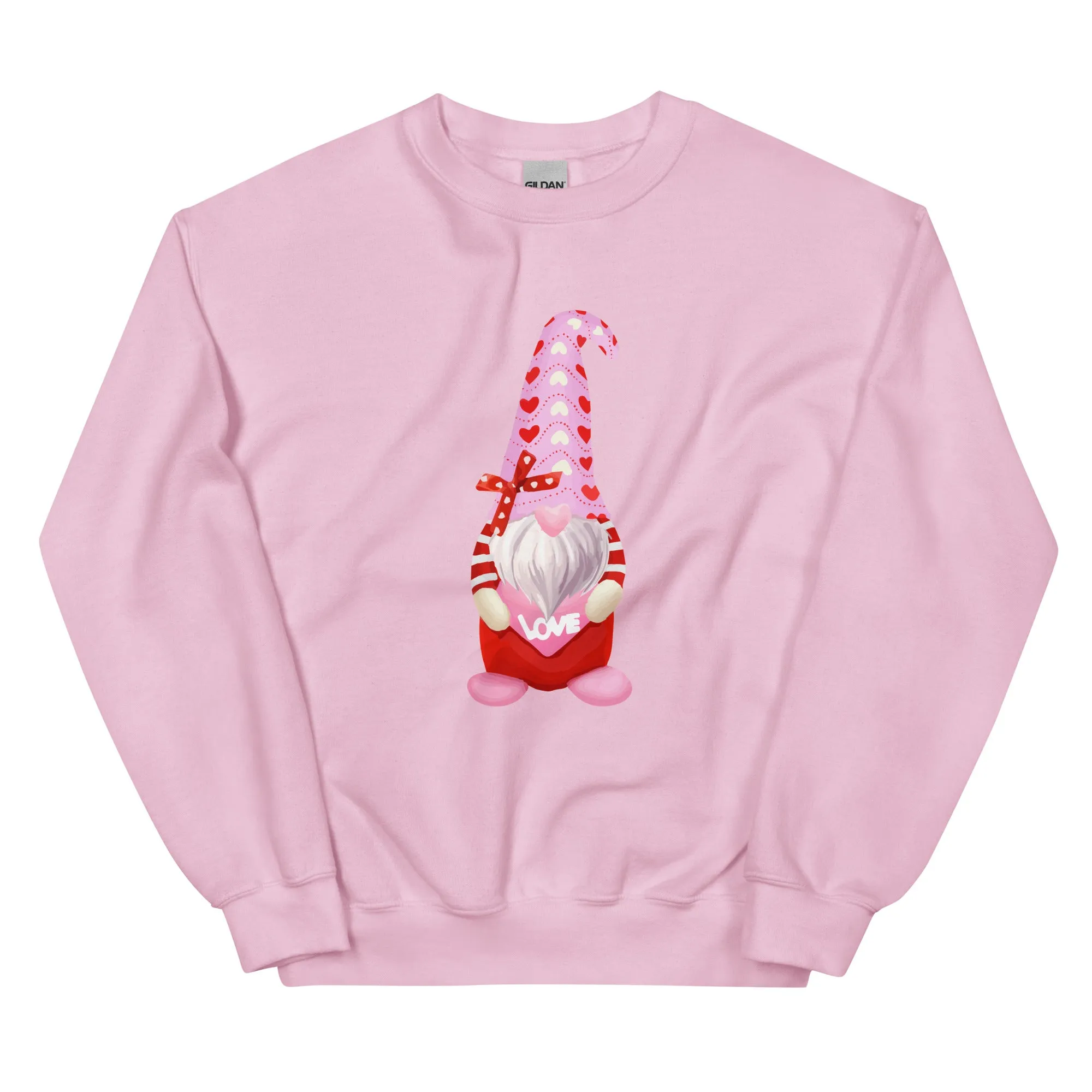 Valentine Gnome Crewneck Sweatshirt