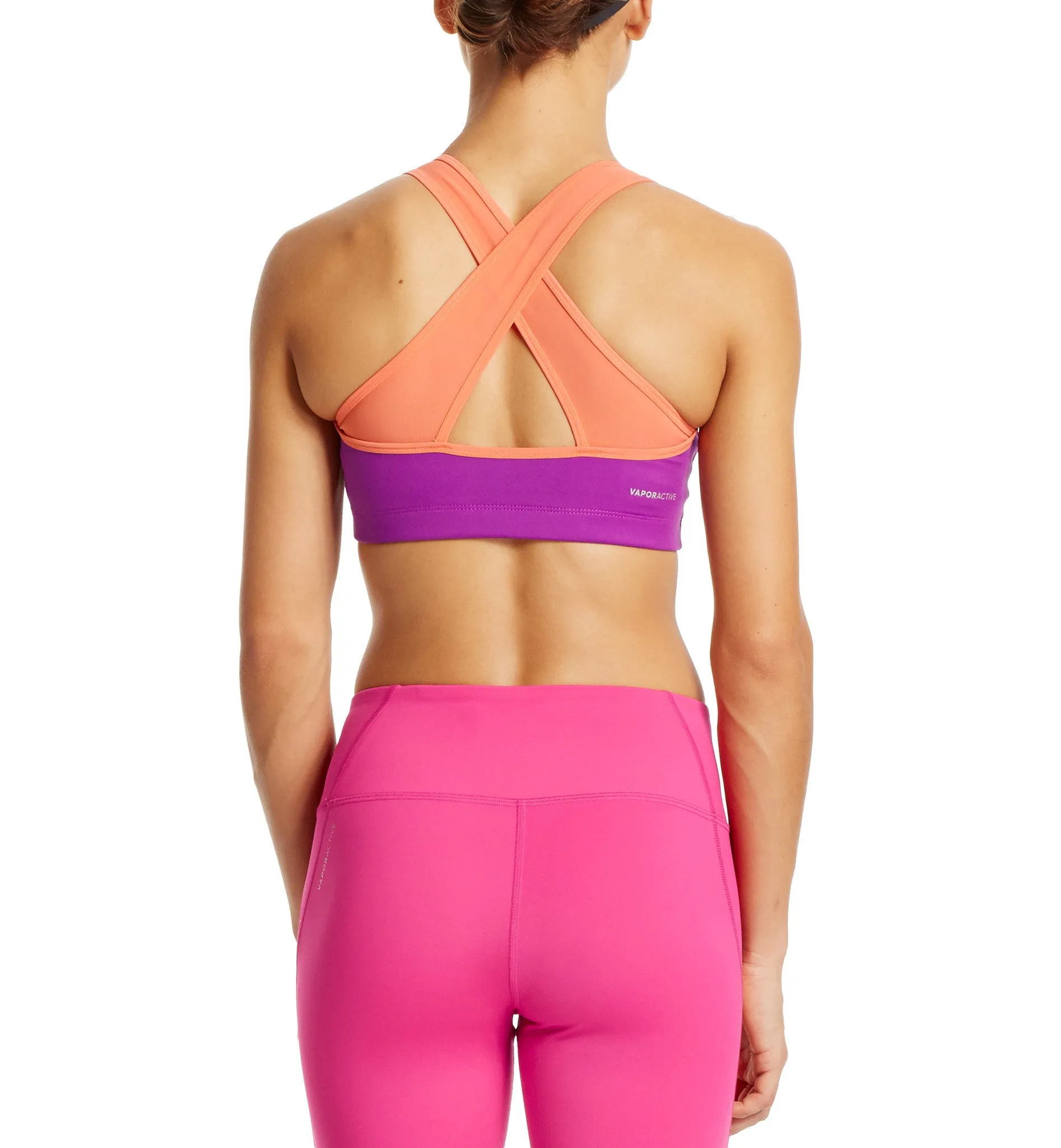 VaporActive Celsius Crossback Medium Impact Sports Bra | Beetroot Purple / Purple Wine