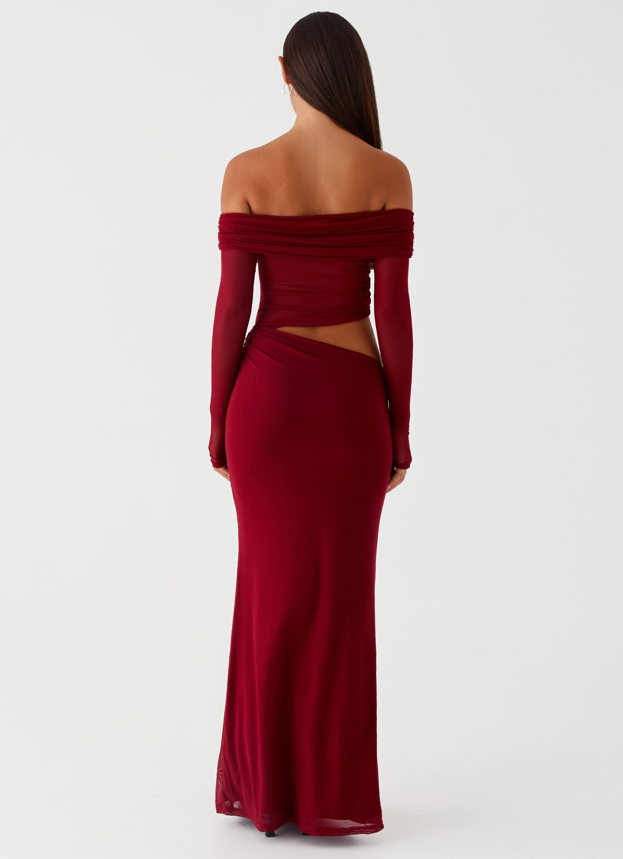 Emery Maxi Dress - Cherry Red Perfect Mood Timeless elegance