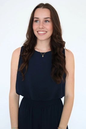 Vented Back Panel Hillsong Crop Top (FINAL SALE) Hillsong Crop Top (FINAL SALE) ButtonFront