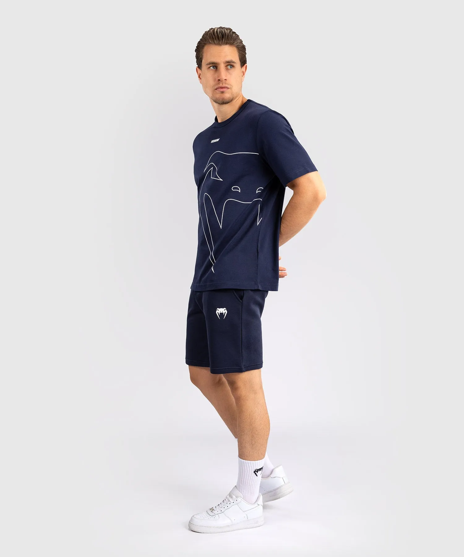 Venum Giant Connect T-Shirt - Navy Blue