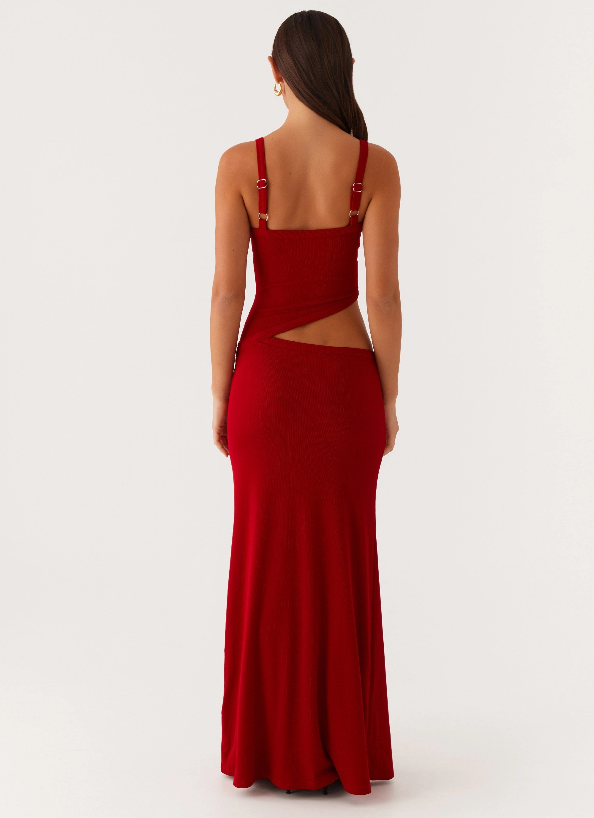 Jocelyn Maxi Dress - Red Relax Appeal