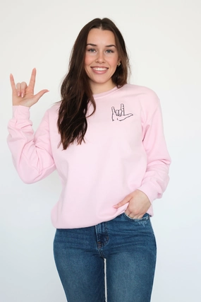 Love Language Sweatshirt (FINAL SALE) Ultra Soft Handfeel Active Design