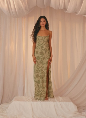 Bold Movement Alouette Maxi Dress - Jade Fern
