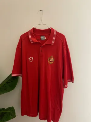 Vintage red nike regular fit xlarge polo shirts