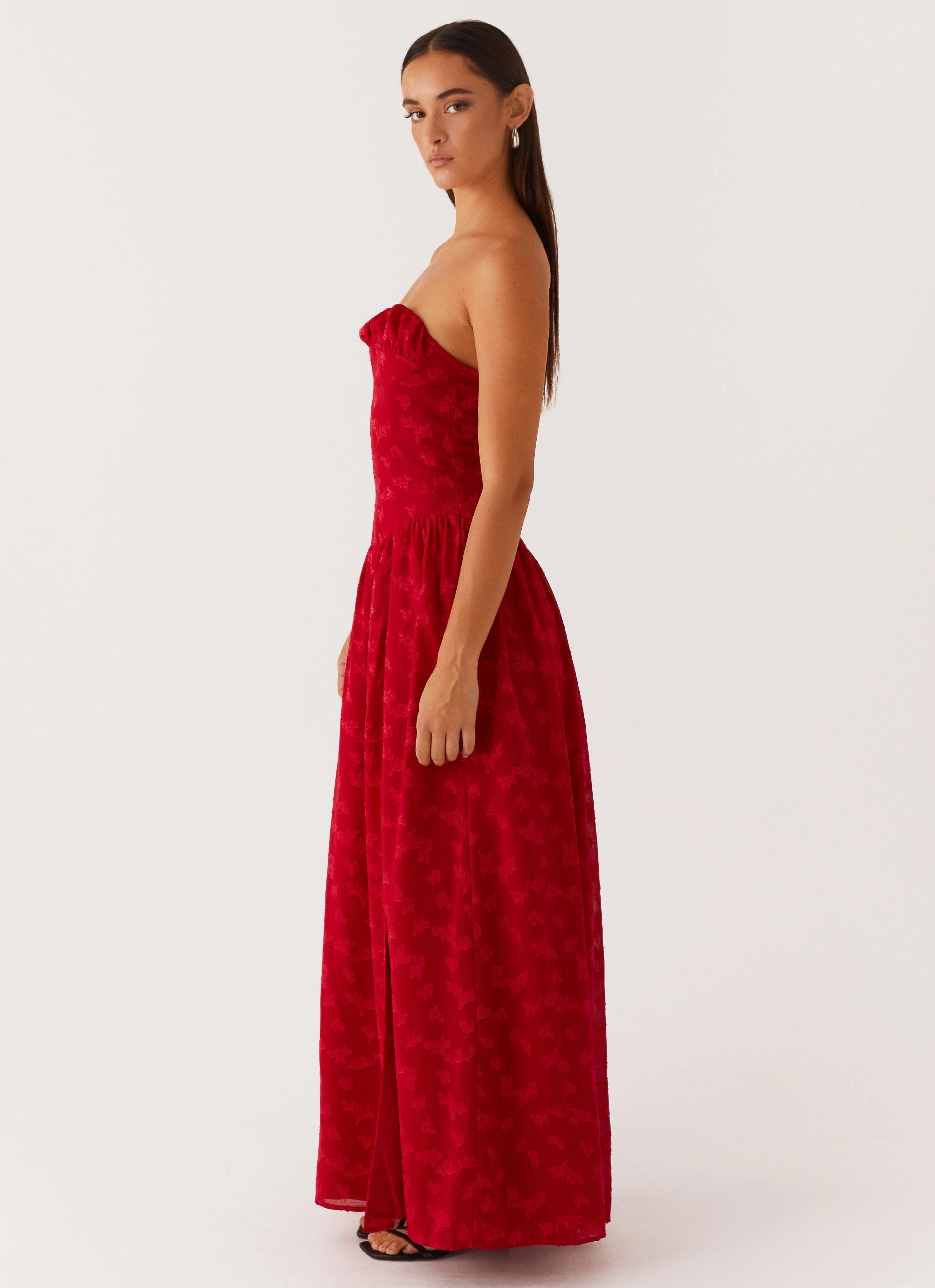 Adira Maxi Dress - Red Relax Tones
